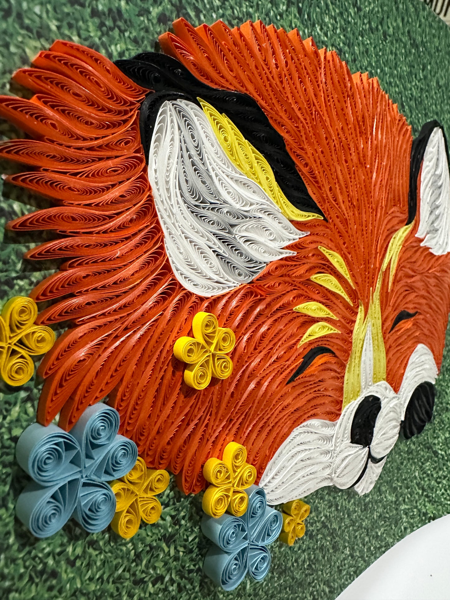 Floral Dreamscape Fox