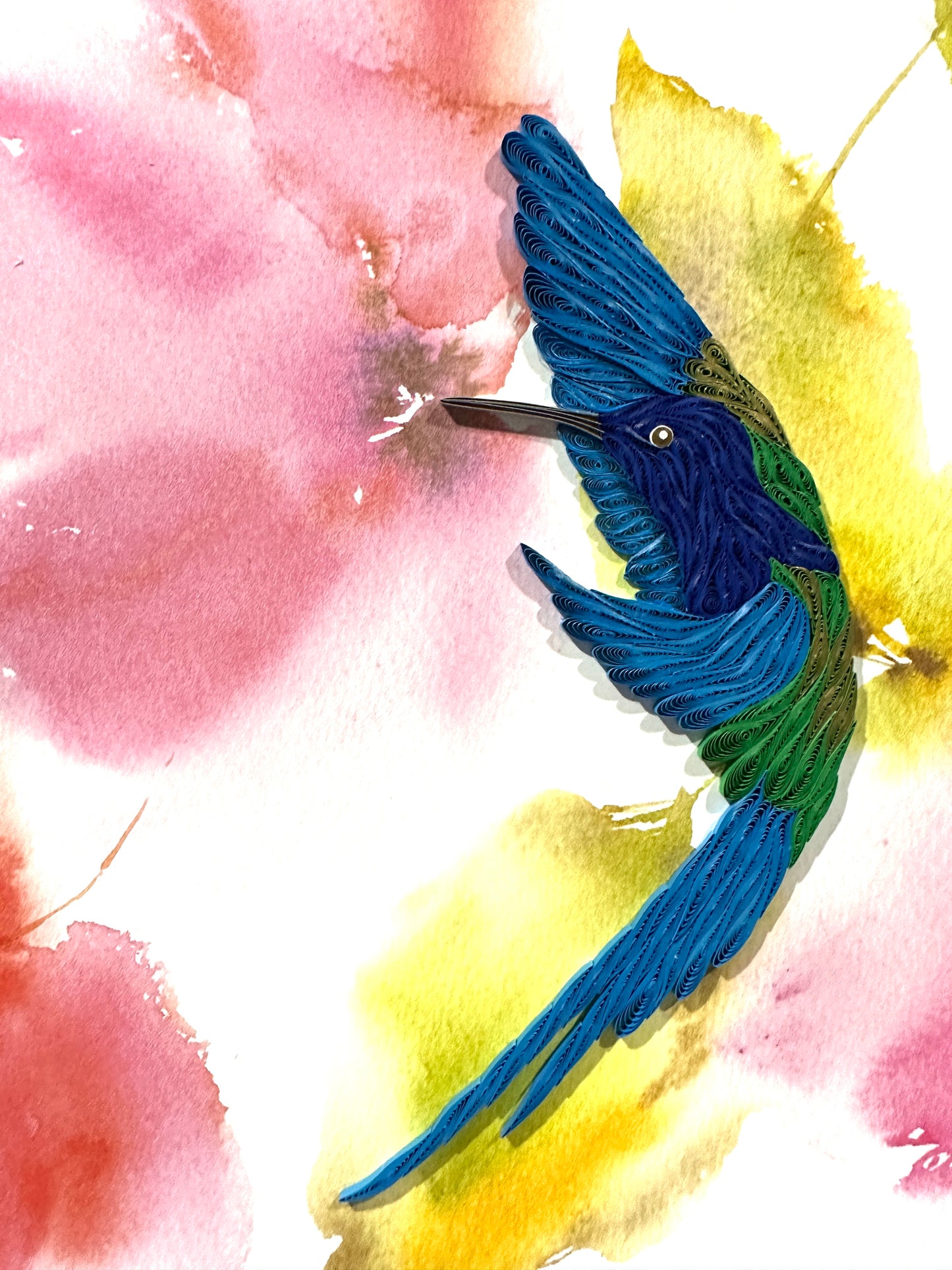 Hummingbird In Flight
