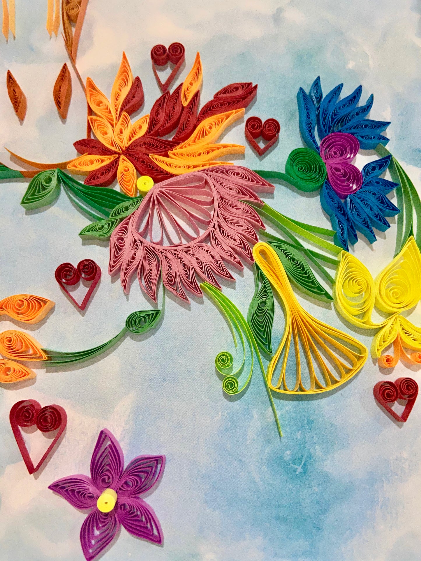 Giraffe with Flowers - Custom Order