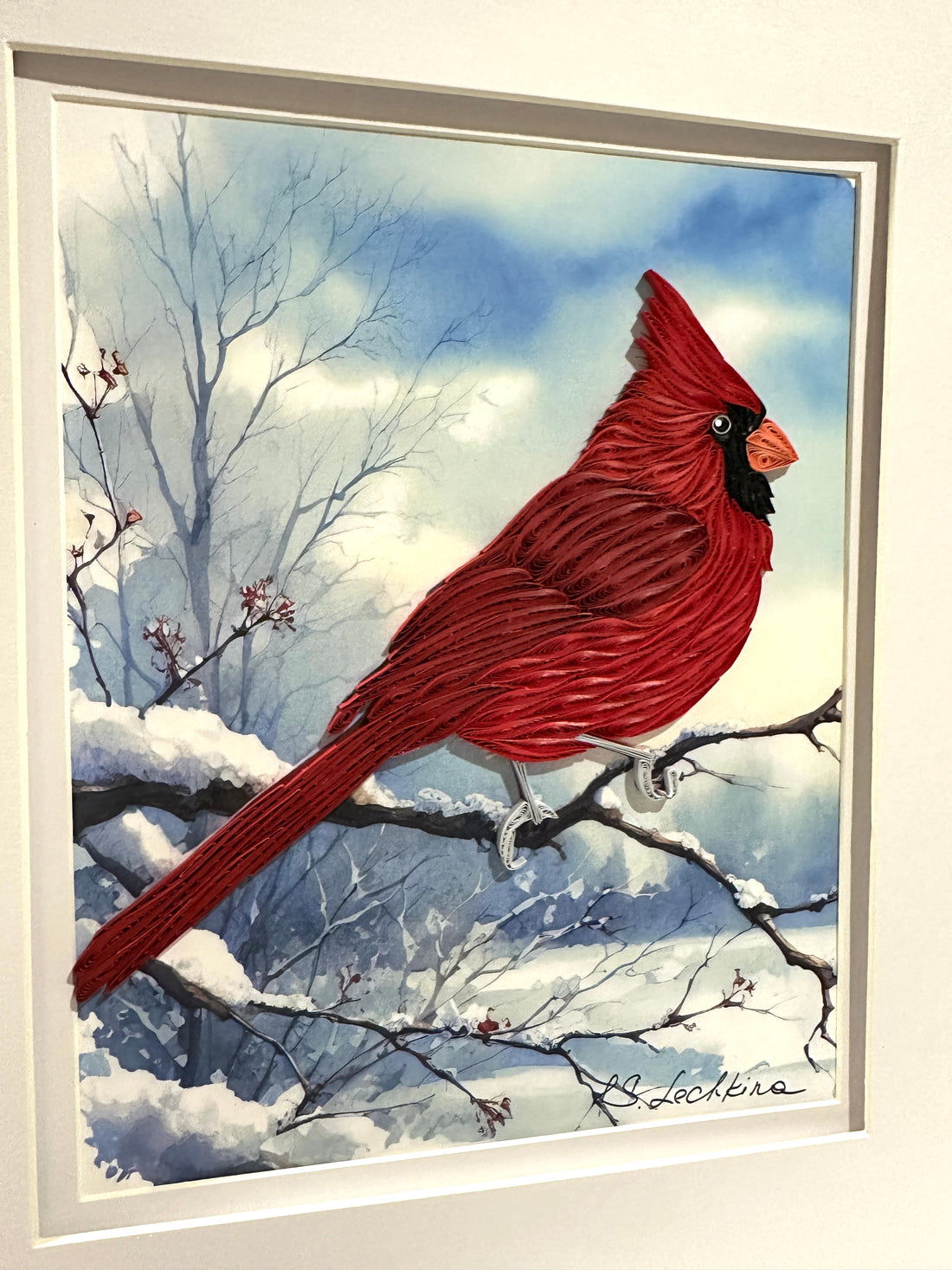 Red Cardinal – Just Quill It